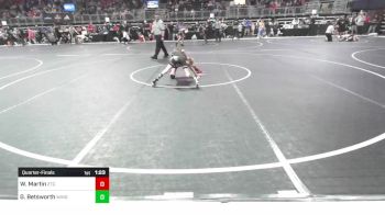 72 lbs Quarterfinal - Wesley Martin, 2TG vs Grant Betsworth, Windsor Youth Wrestling