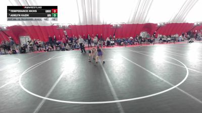 10U True Beginner - 58.6-62.6 Champ. Round 4 - Adelyn Kazik, Askren Wrestling Academy vs Temperance Hicks, Gold Medal Wrestling Club, LTD