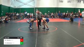 99 lbs Prelims - Mickey Manta, Hauppauge vs Nicholas Bolanos, Port Chester