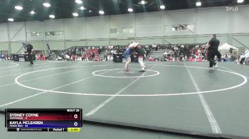 235 lbs 4th Wrestleback (16 Team) - Sydney Coyne, Wisconsin vs Kayla McLearen, Texas Red