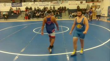 215 lbs Finals (8 Team) - Aleki Folau, Coolidge High School vs Angel Ramirez, Casa Grande Union High School