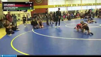 64 lbs Semifinal - Tate Berrett, Gold Rush Wrestling vs Quinton English, Gold Rush Wrestling