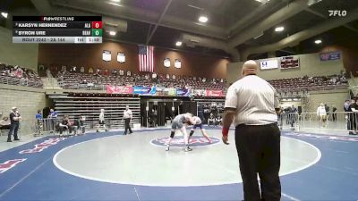 2A 144 lbs Cons. Round 2 - Karsyn Hernendez, American Leadership vs Byron Ure, Beaver