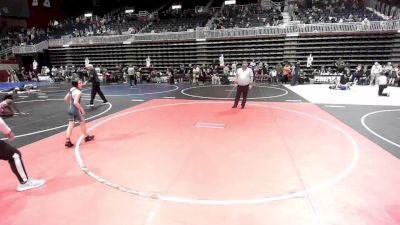 86 lbs Consolation - Henry Gustafson, Mile High WC vs Lander Dembowski, Athlos Wrestling