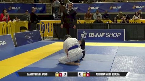 Adrianna Marie Sciacca vs Cameryn Paige Wong 2026 Pan Jiu Jitsu IBJJF Championship