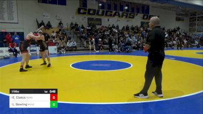 178 lbs Consi Of 4 - Emerson Claeys, Pomona (CO) vs Leister Bowling, Mead (CO)