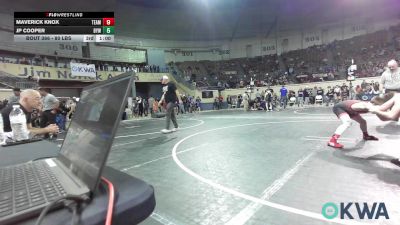 98 lbs Semifinal - Max Burd, Weatherford Youth Wrestling vs Hudson Glover, Team Tulsa Wrestling Club