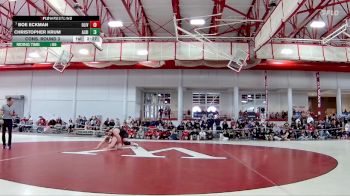 285 lbs Cons. Round 3 - Boe Eckman, Olivet vs Christopher Krum, Albion