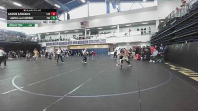 133 lbs Champ. Round 2 - Abdullah Noori, Chabot College vs Aaron Saucedo, Lemoore College