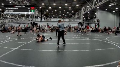 120 lbs Round 3 (8 Team) - Levi Estep, Prestige Worldwide vs Caleb Cheddar, Revival Aces