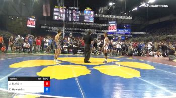 120 lbs Rnd Of 32 - Jakason Burks, Nebraska vs Caden Howard, Kansas