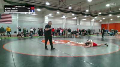 160 lbs Cons. Round 5 - Audrey Garcia, Otterbein vs Claire Bennett, Manchester
