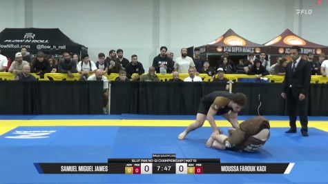 Moussa Farouk Kadi vs Samuel Miguel James 2026 Pan IBJJF Jiu-Jitsu No-Gi Championship