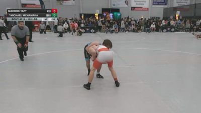 120 lbs Cons. Sub-quarters - Maddox Taft, Mt Spokane HS vs Michael McNamara, Edwardsville