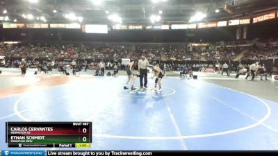 113 lbs Cons. Round 1 - Ethan Schmidt, Mountain View vs Carlos Cervantes, Hermiston HS