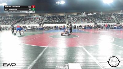 118 lbs Quarterfinal - Hunter Caughlin, Cleveland vs Jett Sisemore, Glenpool JH