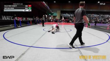 110 lbs Final - Ella Van Conett, EGWA vs BryLee Irsik, Nebraska Wrestling Academy