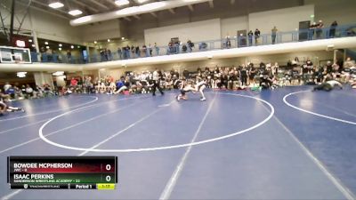 90 lbs Finals (2 Team) - Bowdee McPherson, JWC vs Isaac Perkins, Sanderson Wrestling Academy