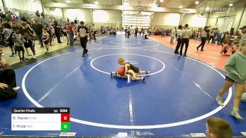 43-46 lbs Quarterfinal - Roman Payne, Hilldale Youth Wrestling Club vs Tristan Price, Tahlequah Wrestling Club
