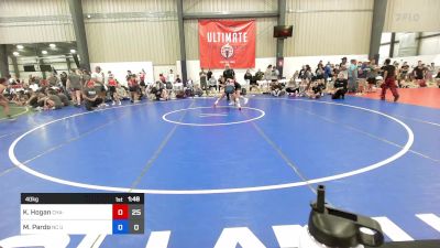 40 kg Rr Rnd 3 - Kennedy Hogan, Charlies Angels- Pink vs Mia Pardo, NC United