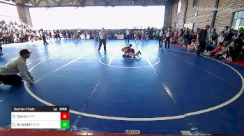 84 lbs Quarterfinal - Christion Davis, Skiatook Youth Wrestling 2022-23 vs Camden Brackett, Dark Cloud Wrestling Club