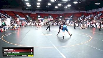 160 lbs Cons. Round 4 - Jake Wood, Perrysburg WC vs Michael Baldwin, AHWC