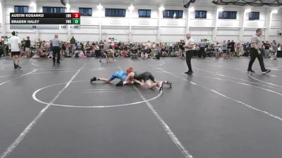 98 lbs Round 1 (4 Team) - Braden Haley, Freakztyle Wrecking Crew vs Austin Kosanko, Leps WC