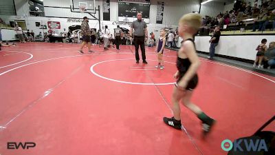 49 lbs Round Of 16 - Kane Leyba, Team Tulsa Wrestling Club vs Oliver Tipton, Wyandotte Youth Wrestling