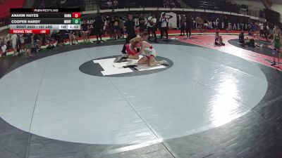 157 lbs Cons. Sub-semis - Cooper Hardy, Montana vs Anakin Hayes, Hawaii