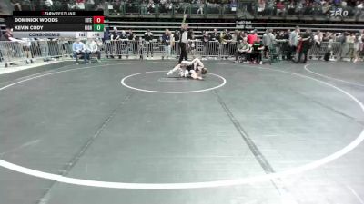 60 lbs Consolation - Dominick Woods, Bitetto Trained Wrestling vs Kevin Cody, High Pace Wrestling Club