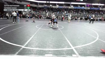 90 lbs 7th Place - Sutton Matthiessen, Hawks WC Lincoln vs Kaydence Dugas, Jr Storm