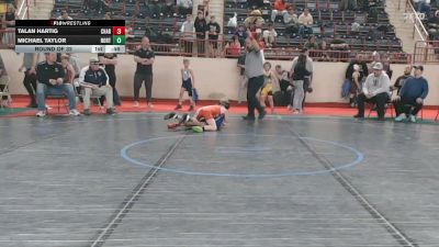 75_B lbs Round Of 32 - Talan Hartig, Chartiers-Houston vs Michael Taylor, Northampton