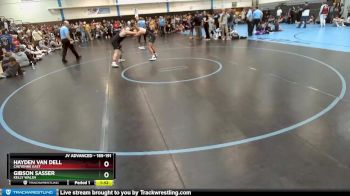 185-191 lbs Round 1 - Gibson Sasser, Kelly Walsh vs Hayden Van Dell, Cheyenne East