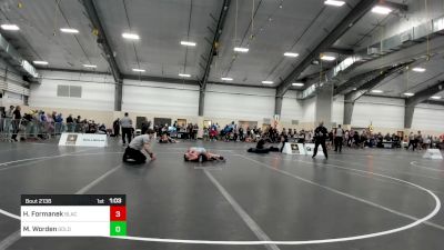 85 lbs Rr Rnd 3 - Harper Formanek, Black Fox Wrestling Academy vs Mason Worden, Gold Rush Wrestling