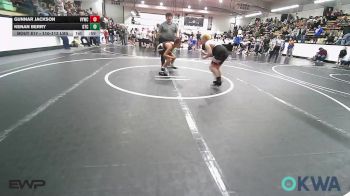 110-113 lbs Semifinal - Gunnar Jackson, Verdigris Youth Wrestling vs Kenan Berry, Grove Takedown Club