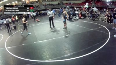 130 lbs Semifinal - Azariah Bonar, MWC Wrestling Academy vs Marshall Kumm, Wrestling With Character