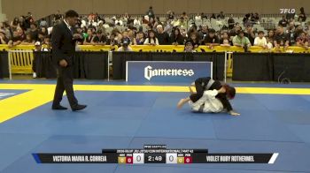 Violet Ruby Rothermel vs Victoria Maria R. Correia 2026 IBJJF Jiu-Jitsu CON International