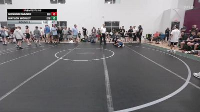 72 lbs Round 3 - Giovanni Mazzio, Ohio Gold Black vs Waylon Worley, CTWHALE