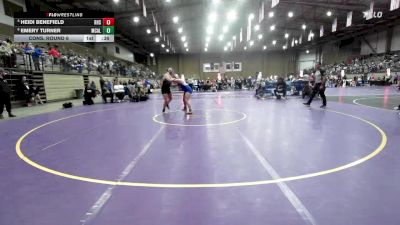 190 lbs Cons. Round 6 - Emery Turner, McAlester vs Heidi Benefield, Rogers