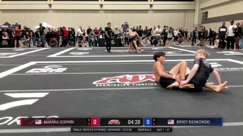 Makana Godwin vs Brody Bienkowski 2025 ADCC Orlando Open/Youth Trials