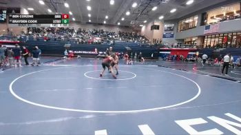 190 lbs Cons. Quarter - Ben Corzine, Shawnee Mission Northwest HS vs Brayden Cook, Austin Lake Travis