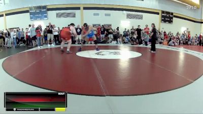 285 lbs Quarterfinal - Triston Meschede, Portage Wrestling Club vs Maximus Forrester, Red Cobra Wrestling Academy