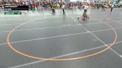 185 lbs Cons. Round 3 - Eli Isen, Unattached vs John Bramlett, Unattached