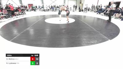 165 lbs Round Of 16 - Dario Molina, Wesleyan vs Kevin Lyskawa, Trinity