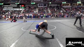 100 lbs Quarterfinal - Jaxson Eagleburger, Norton vs Beau Johnson, Smoky Valley