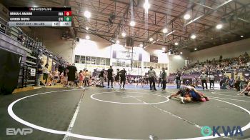 85 lbs Consi Of 8 #2 - Mikah Amani, HURRICANE WRESTLING ACADEMY vs Chris Soto, Chandler Takedown Club