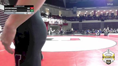 120 lbs Semifinals (8 Team) - Louden Wolfe, BLACKWELL vs BRYCEN RASNIC, HINTON