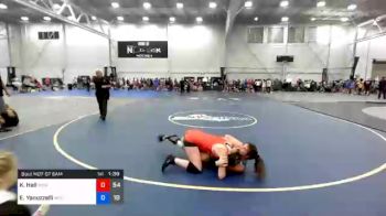 165 lbs Semifinal - Kaylie Hall, Misfits Kick Start vs Ella Yanuzzelli, Misfits Live Wire