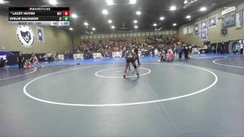 130 lbs Champ. Round 2 - Evelin Salvador, Channel Islands vs Lacey Huynh, Westminster