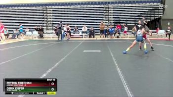 88 lbs Round 3 (10 Team) - Derik Kiefer, Team Shutt vs Peyton Friedman, Legend Wrestling